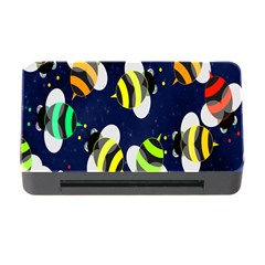 Bees Cartoon Bee Pattern Memory Card Reader With Cf by Nexatart