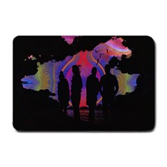 Abstract Surreal Sunset Small Doormat  by Nexatart