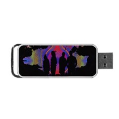 Abstract Surreal Sunset Portable Usb Flash (two Sides) by Nexatart