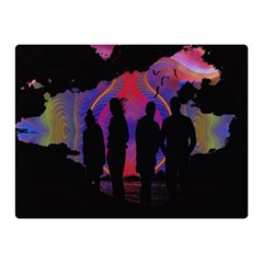 Abstract Surreal Sunset Double Sided Flano Blanket (mini)  by Nexatart