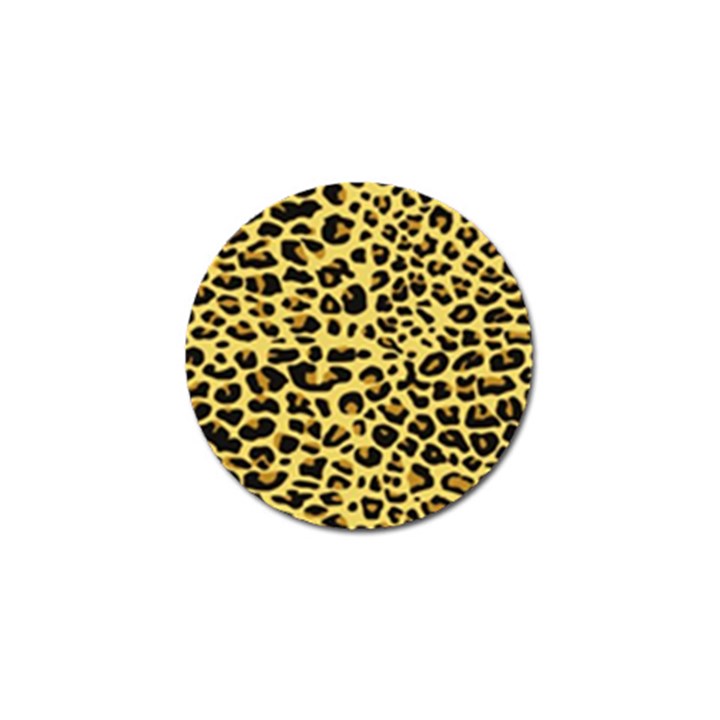 A Jaguar Fur Pattern Golf Ball Marker