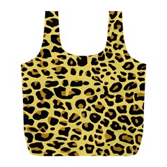 A Jaguar Fur Pattern Full Print Recycle Bags (l) 