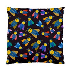 Bees Animal Insect Pattern Standard Cushion Case (two Sides) by Nexatart