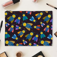 Bees Animal Insect Pattern Cosmetic Bag (xl) by Nexatart