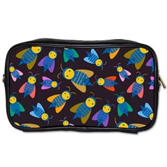 Bees Animal Insect Pattern Toiletries Bags 2-side by Nexatart