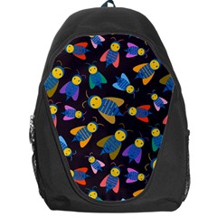 Bees Animal Insect Pattern Backpack Bag by Nexatart