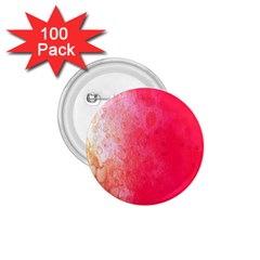 Abstract Red And Gold Ink Blot Gradient 1 75  Buttons (100 Pack)  by Nexatart