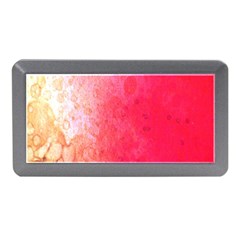 Abstract Red And Gold Ink Blot Gradient Memory Card Reader (mini) by Nexatart