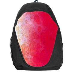 Abstract Red And Gold Ink Blot Gradient Backpack Bag by Nexatart