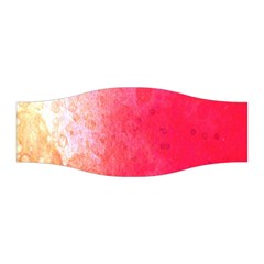 Abstract Red And Gold Ink Blot Gradient Stretchable Headband by Nexatart