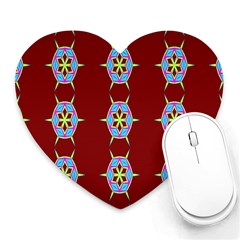 Geometric Seamless Pattern Digital Computer Graphic Wallpaper Heart Mousepads by Nexatart