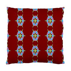 Geometric Seamless Pattern Digital Computer Graphic Wallpaper Standard Cushion Case (one Side) by Nexatart