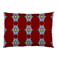 Geometric Seamless Pattern Digital Computer Graphic Wallpaper Pillow Case by Nexatart