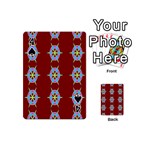 Geometric Seamless Pattern Digital Computer Graphic Wallpaper Playing Cards 54 (Mini)  Front - Spade4