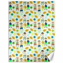 Football Kids Children Pattern Canvas 36  X 48   by Nexatart