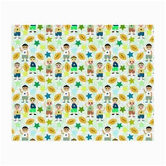 Football Kids Children Pattern Small Glasses Cloth (2-side)