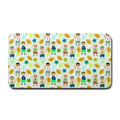 Football Kids Children Pattern Medium Bar Mats by Nexatart