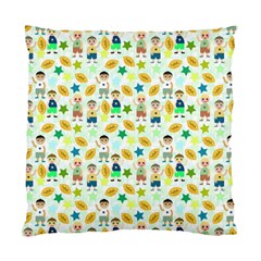 Football Kids Children Pattern Standard Cushion Case (one Side) by Nexatart