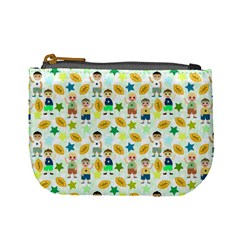 Football Kids Children Pattern Mini Coin Purses by Nexatart