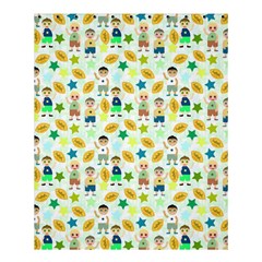 Football Kids Children Pattern Shower Curtain 60  X 72  (medium)  by Nexatart