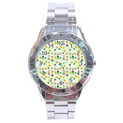 Football Kids Children Pattern Stainless Steel Analogue Watch by Nexatart