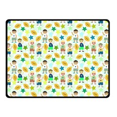 Football Kids Children Pattern Double Sided Fleece Blanket (small)  by Nexatart