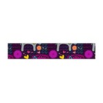 Love Colorful Elephants Background Flano Scarf (Mini) Front