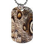 Butterfly Wing Detail Dog Tag (One Side) Front