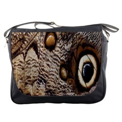 Butterfly Wing Detail Messenger Bags by Nexatart