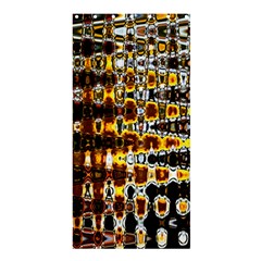 Bright Yellow And Black Abstract Shower Curtain 36  X 72  (stall)  by Nexatart