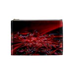 Red Fractal Valley In 3d Glass Frame Cosmetic Bag (Medium)  Front