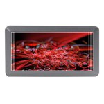 Red Fractal Valley In 3d Glass Frame Memory Card Reader (Mini) Front