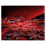 Red Fractal Valley In 3d Glass Frame Double Sided Flano Blanket (Medium)  60 x50  Blanket Front