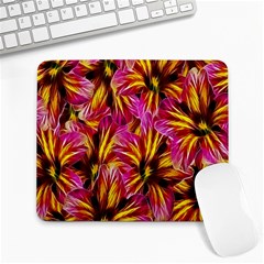 Floral Pattern Background Seamless Large Mousepads by Nexatart