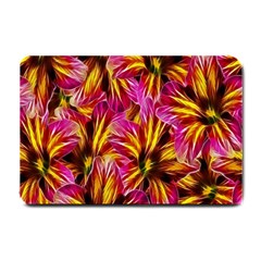 Floral Pattern Background Seamless Small Doormat  by Nexatart