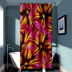 Floral Pattern Background Seamless Shower Curtain 36  X 72  (stall)  by Nexatart