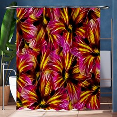 Floral Pattern Background Seamless Shower Curtain 60  X 72  (medium)  by Nexatart