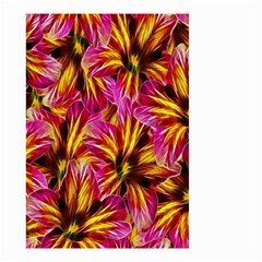 Floral Pattern Background Seamless Small Garden Flag (two Sides) by Nexatart