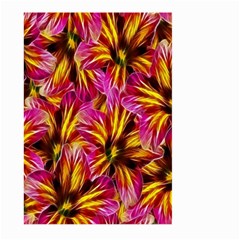 Floral Pattern Background Seamless Large Garden Flag (two Sides) by Nexatart