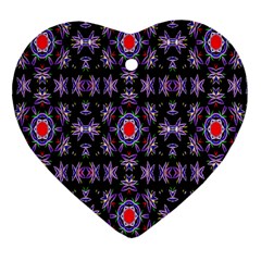 Digital Computer Graphic Seamless Wallpaper Heart Ornament (two Sides) by Nexatart