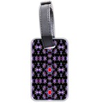 Digital Computer Graphic Seamless Wallpaper Luggage Tags (Two Sides) Back