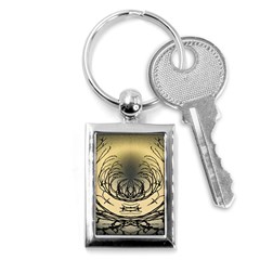 Atmospheric Black Branches Abstract Key Chains (rectangle)  by Nexatart