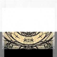 Atmospheric Black Branches Abstract Rectangular Jigsaw Puzzl by Nexatart