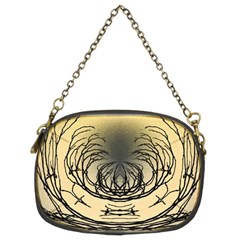 Atmospheric Black Branches Abstract Chain Purses (two Sides)  by Nexatart