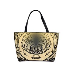 Atmospheric Black Branches Abstract Shoulder Handbags by Nexatart