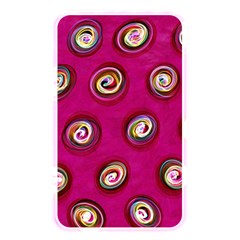 Digitally Painted Abstract Polka Dot Swirls On A Pink Background Memory Card Reader by Nexatart