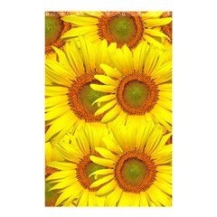 Sunflowers Background Wallpaper Pattern Shower Curtain 48  X 72  (small)  by Nexatart