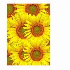 Sunflowers Background Wallpaper Pattern Large Garden Flag (two Sides) by Nexatart