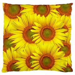 Sunflowers Background Wallpaper Pattern Standard Flano Cushion Case (one Side) by Nexatart