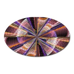 Background Image With Wheel Of Fortune Oval Magnet by Nexatart